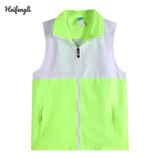 Color matching single-layer composite vest printing LOGO overalls printing advertising volunteers supermarket epidemic prevention vest