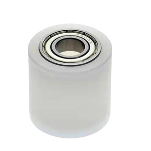 Double bearing plastic coated bearing pulley cylindrical track bearing pulley size 6*22*16.5mm