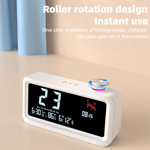 Alarm clock student dedicated electronic clock new intelligent visual color screen timer mute electronic desktop alarm clock
