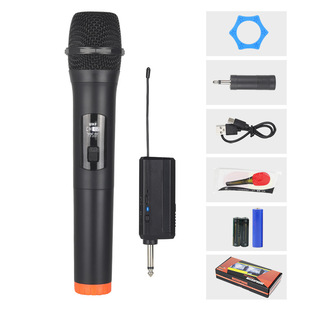 Cross-border supply wireless microphone one-to-two rechargeable home karaoke outdoor audio karaoke live singing