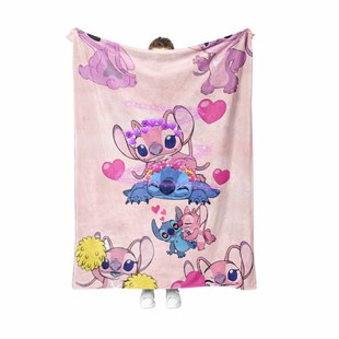 Амазонский мультфильм Stitch Stie фланелевое одеяло цифровое одеяло с принтом аниме одеяло одеяло для сна