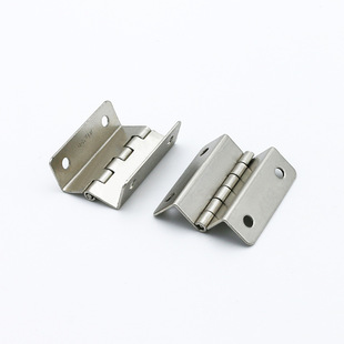 Three-fold hinge wooden box gift box three-fold right angle 4-hole hinge wooden box shoe cabinet hinge packaging hardware accessories wholesale