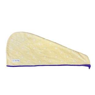 Little Red Book Same Coral Fleece Wave Dot Jacquard Contrast Color Women's Triangle Dry Hair Cap Cute Bathroom Shampoo Dry Hair Towel