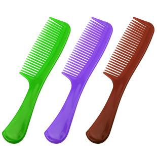 Factory wholesale color plastic comb anti-static hair comb hair special dense tooth comb Tony shape comb