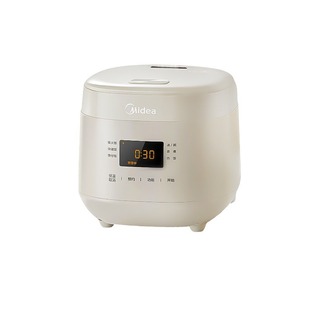 Midea MB-RC182 Rice Cooker Mini Small Intelligent Heat Preservation Multi-function Soup Porridge White Jade Crystal Kettle Liner