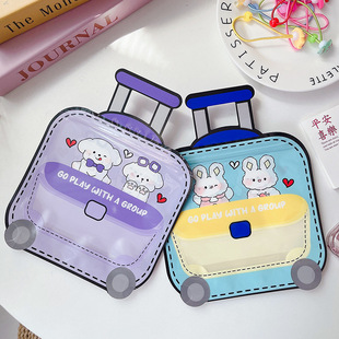 Customized Products Creative Toys, Snacks, Biscuit Storage Bags, Suitcase Gift Bags, Cute Cartoon Self-Standing Ziplock Bags