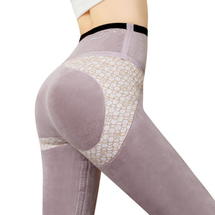Extra-thick shark pants women's outer wear Barbie pants shark skin belly hip yoga pants autumn and winter high waist leggings wholesale