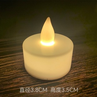 Proposal to express birthday holiday wedding bar decoration colorful luminous candle light led electronic small tea wax