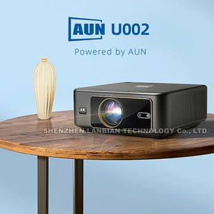 Cross-border hot product AUN projector U002 Android 12 high with 3 32G 4K full HD 1920x1080P
