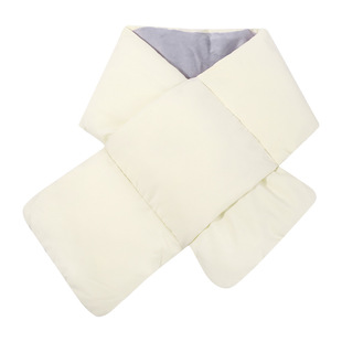 Winter warm scarf solid color men's and women's cervical support warm scarf down cold-proof warm scarf Winter All-matching