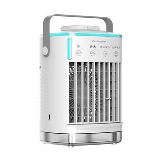 Cross-border explosions USB air conditioning fan spray humidification cooling fan small water-cooled fan portable desktop air cooler