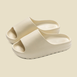 Drooping coconut slippers men's summer home bathroom bath indoor home thick bottom outer wear non-slip slippers women