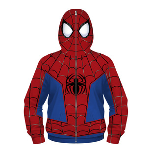 Серия Spider, трансграничная Новая Детская ролевая игра с 3D-печатью, Детский свитер с длинными рукавами и маской