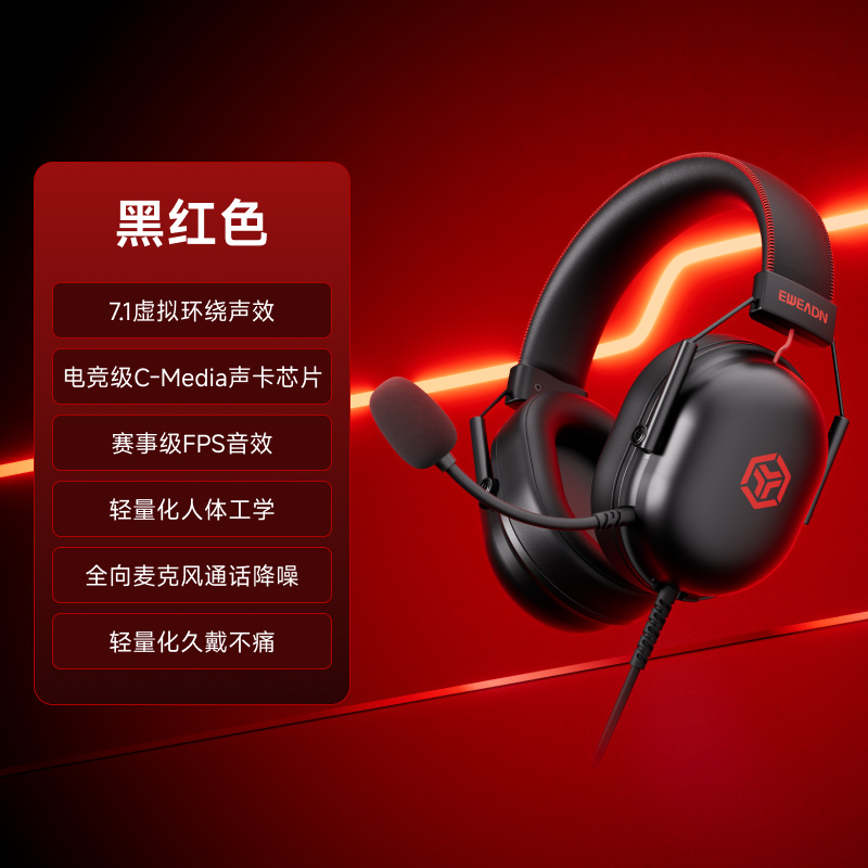 Qianxingzhe VX01 Headset Bluetooth Headset Gaming Esports Comfortable Wired Headset Ear Protection Full Ear Cover Wholesale
