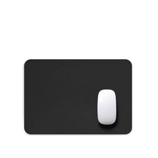 Leather Solid Color Mouse Pad Simple Leather Office Desk Mat Small Mouse Pad Girl Mouse Leather Mat