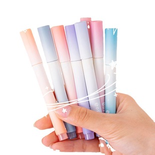 High color value eye color highlighter student stationery marking key color marker painting graffiti pen wholesale