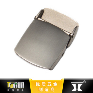Inner diameter 32mm smooth buckle ribbon belt buckle canvas belt buckle laser logo