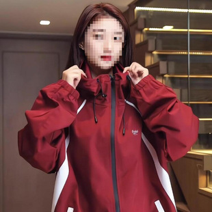 [fleece-lined thickening] women's assault coat couple 2024 new hooded windproof autumn and winter jacket