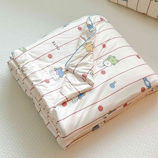 Cool Silk Summer Cool Quilt Children's Ice Cream Air-conditioning Quilt Summer Thin Ice Silk Quilt Machine Washable Single Summer Quilt