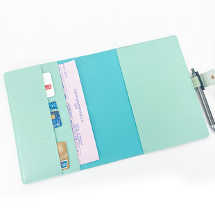 INGNOTEA5B6 Notebook PU Leather Book Case with Snap Buckle Journal Book Cover Book Cover Notebook Leather Case