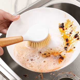 Горшок щетка с длинной ручкой бытовой кухонный горшок мытье горшка антипригарное масло кухонная плита чаша Чистка пластины для удаления накипи щетка для чистки