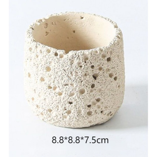 [1688 Strictly Selected] Cross-Border Cement Space Texture Aromatherapy Candle Cup DIY Candle Empty Cup Diffuser Stone Ornaments