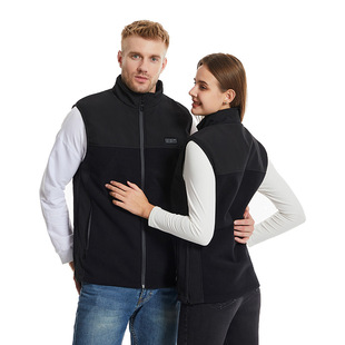 Cross-border new autumn and winter intelligent heating vest three control zone 13 men and women can wear constant temperature electric heating vest wholesale