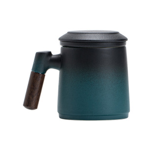 Ceramic filter tea cup tea separation Cup office mug ceramic cup wholesale Cup with lid hand gift