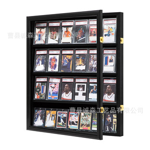 Wooden Display Box Star Card Storage Box Football Basketball Star Card Storage Box Champion Ball Card Display Box