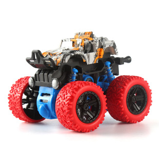 Factory direct inertial four-wheel drive off-road vehicle children's boy model car fall-resistant toy car car car gift wholesale