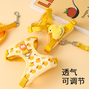 Pet Teddy Bitter Panda Cat Puppy Dog Walking Rope Leash Dog Chain Small Puppy Going Out Chest Strap