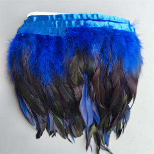 Stage Clothing DIY Decoration 6-8inch Chicken Feather Lace Feather Cloth Edge Purple Swimming Lace Chicken Feather Cloth Edge