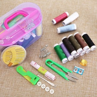 Sewing thread suit household sewing box sewing thread hand sewing small roll hand sewing thread high-grade sewing thread sewing bag practical