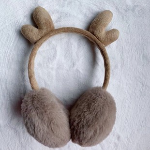 Winter Fashion Cute Warm Earmuffs Stuffed Christmas Fawn Earmuffs Ear Bags Multicolor Manufacturers
