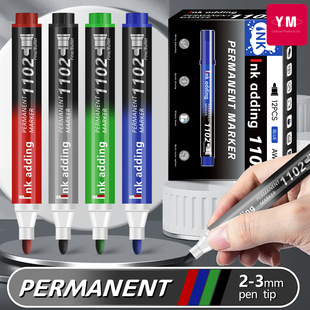 Cross-border oily marker pen large capacity waterproof quick-drying logistics express office mark pen wholesale