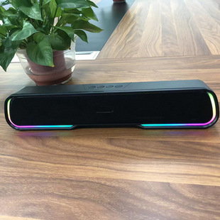 Звуковой звук RGB шатер светящийся мини-настольный длинный портативный сабвуфер мощный динамик Bluetooth