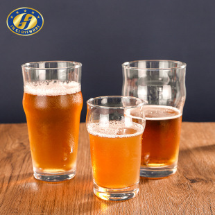 In stock wholesale glass brewed beer cup internet celebrity commercial large capacity beer cup bar dining bar KTV
