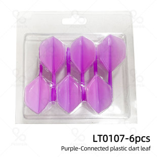 PENPEN spray darts cross-border universal 2BA integrated plastic dart rod is not easy to break the blister box 6 Pack LT01
