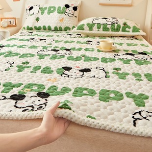 Summer Class A Milk Velvet Mattress Soft Mat Tatami Student Dormitory Single Lunch Break Folding Mat Quilt
