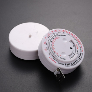 BMI weight health index turntable tape measure multifunctional waist circumference ruler large round retractable plastic tape measure soft tape measure