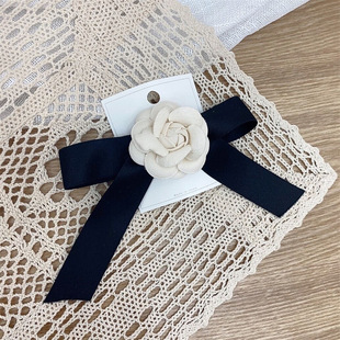 Hairpin Side Summer Cyber Celebrity 2021 New Arrival Bow Camellia Top Clip Hairpin French Style Simple Headwear