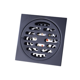 304 stainless steel large displacement deodorant square floor drain shower room bathroom washing machine universal water