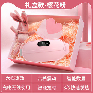 2024 new heating warm palace belt hot compress warm palace belt vibration massage big aunt artifact warm abdomen warm waist factory