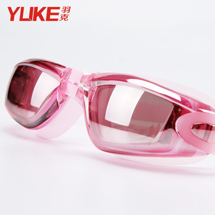 Swimming Goggles for Women with Myopia, High-Definition Waterproof and Anti-Fog, Men's Swimming Goggles, Large-Frame Prescription Flat Swimming Cap, Swimming Bag Set Equipment