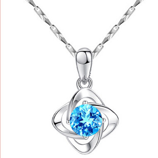 Four-leaf Clover 999 Sterling Silver Necklace Women's Light Luxury Niche 2023 New Birthday Valentine's Day Gift for Girlfriend
