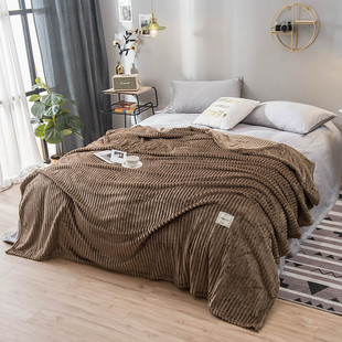 Four Seasons Coral Milk Fluffy Blanket Quilt Flannel Bed Sheet Office Nap Blanket Summer Student Dormitory Bed