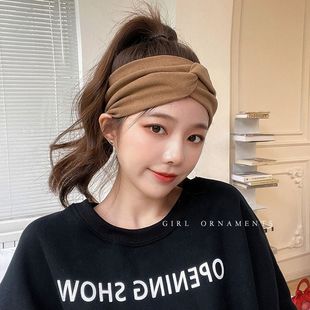 Pregnant Women's Turban Moon Hair Band Windproof Forehead Breathable Sweat Absorbing Moon Hair Band Maternal Hat for Going Out