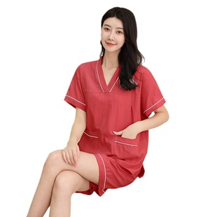 Cotton Couple plus size Sweat Clothes Men's 300 Jin Women's Bathrobe Foot Therapy Ear Massage Sauna Home Clothes Pajamas