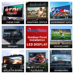 Outdoor led screen outdoor led display full color led scrolling advertising screen electronic screen