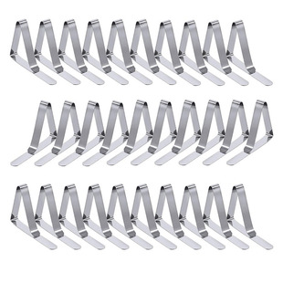 Source manufacturers adjustable triangular stainless steel tablecloth clip cross-border spot 4.5cm tablecloth non-slip fixing clip
